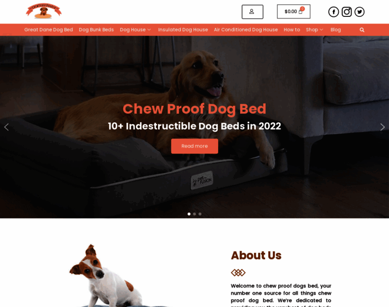 Chewproofdogsbed.com thumbnail