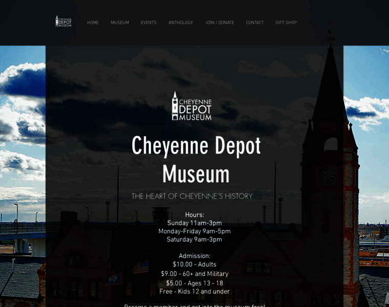 Cheyennedepotmuseum.org thumbnail