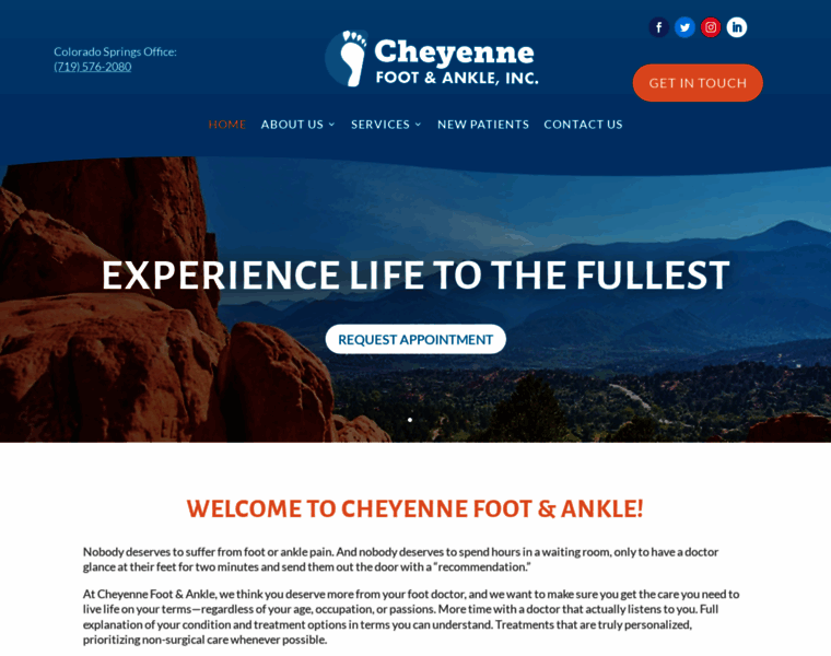 Cheyennefootandankle.com thumbnail