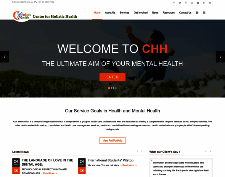 Chh.org.au thumbnail