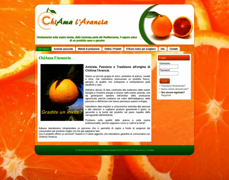 Chiamalarancia.com thumbnail