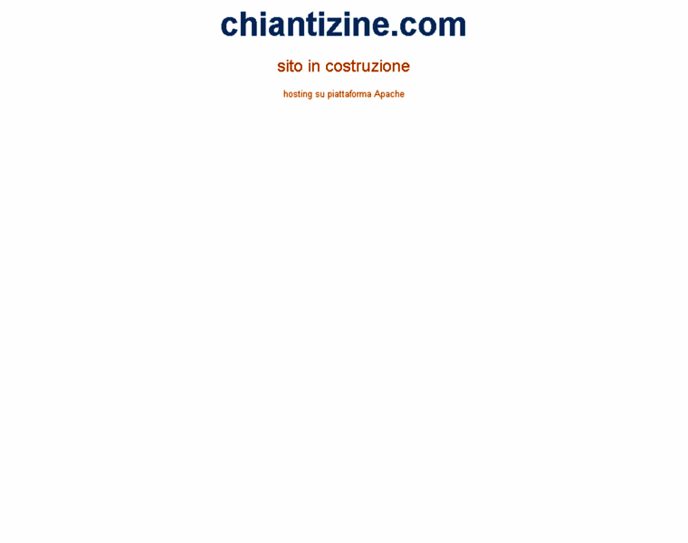 Chiantizine.com thumbnail