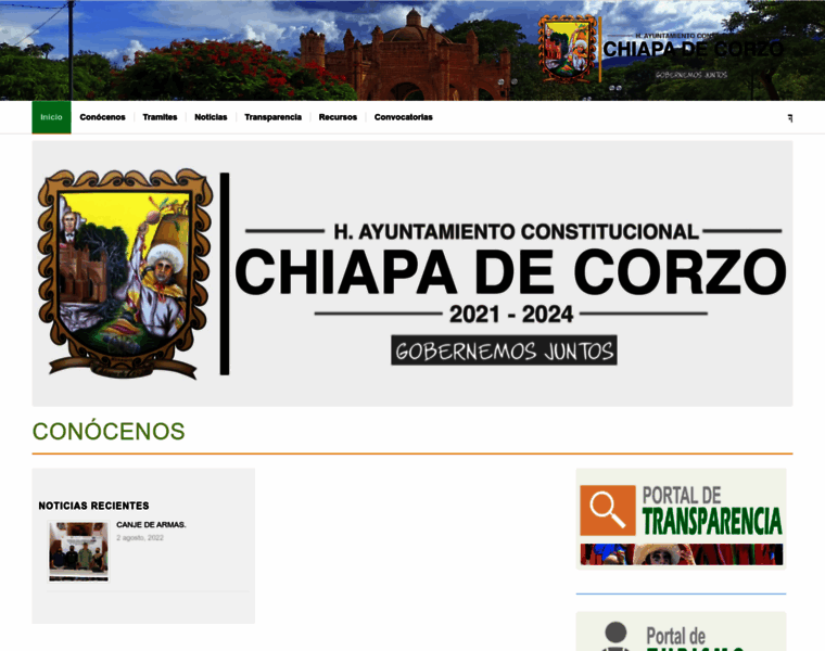 Chiapadecorzo.gob.mx thumbnail
