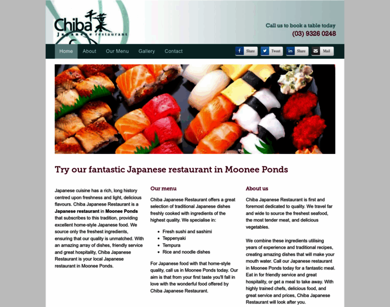 Chibajapaneserestaurant.com.au thumbnail