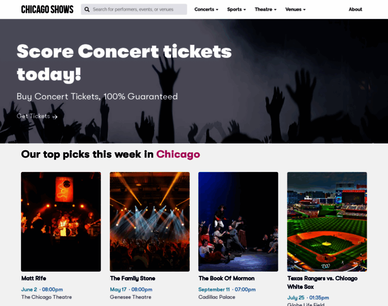 Chicago-shows.com thumbnail