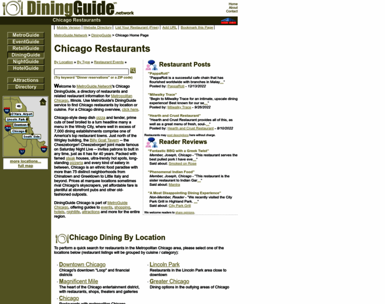 Chicago.diningguide.com thumbnail