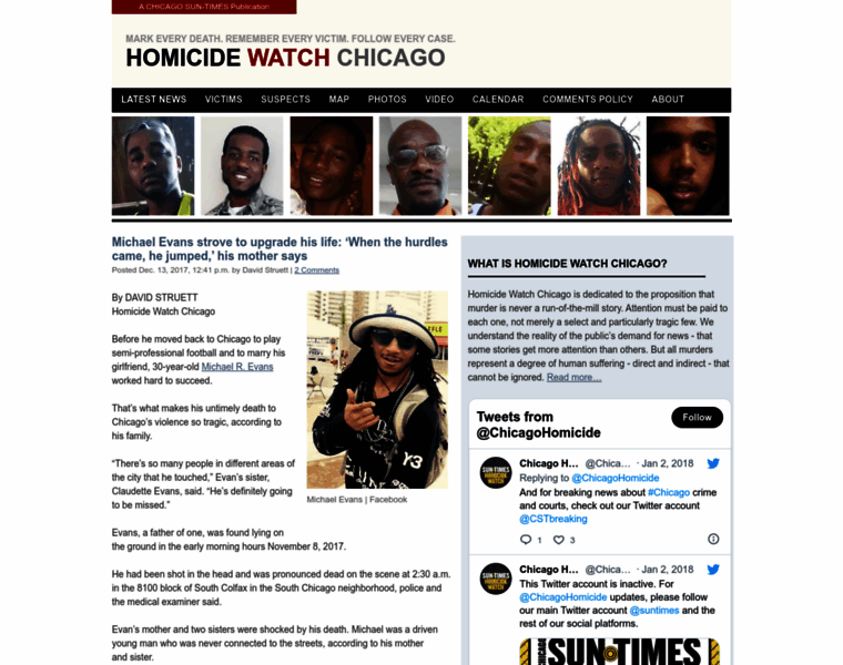 Chicago.homicidewatch.org thumbnail