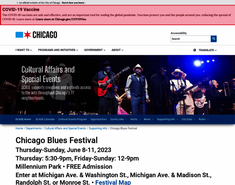 Chicagobluesfestival.us thumbnail