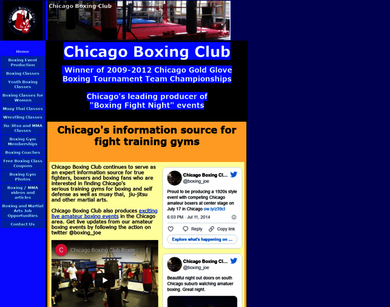 Chicagoboxingclub.com thumbnail