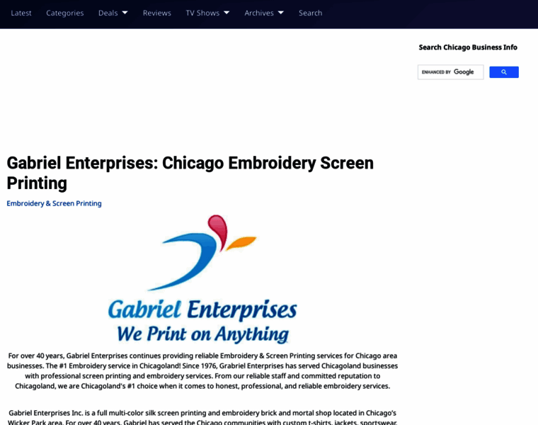 Chicagoembroideryscreenprinting.com thumbnail