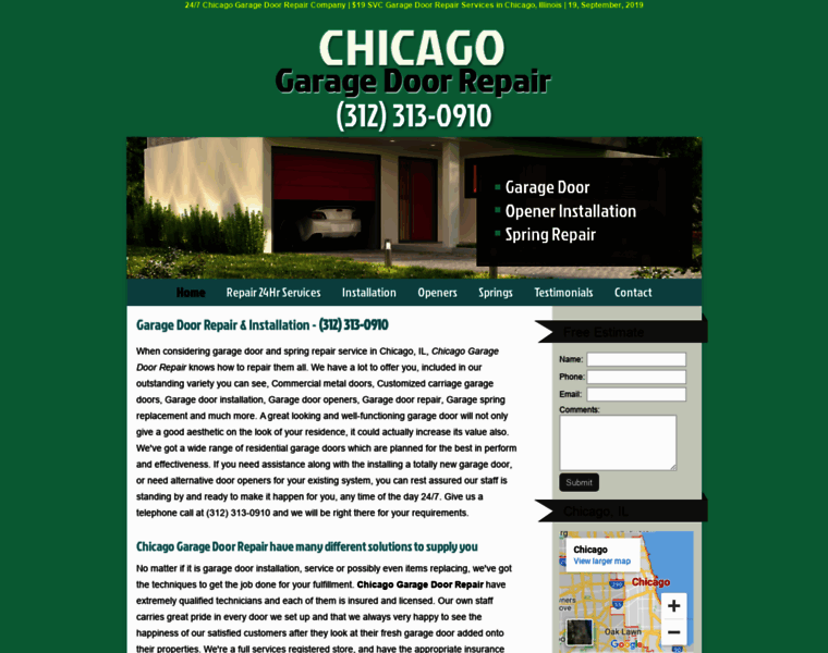 Chicagogaragedoorrepair.biz thumbnail