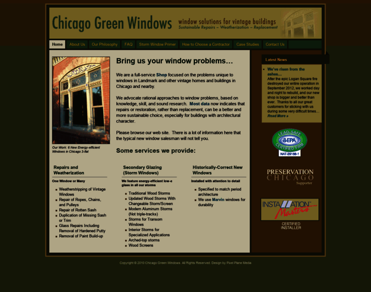 Chicagogreenwindows.com thumbnail