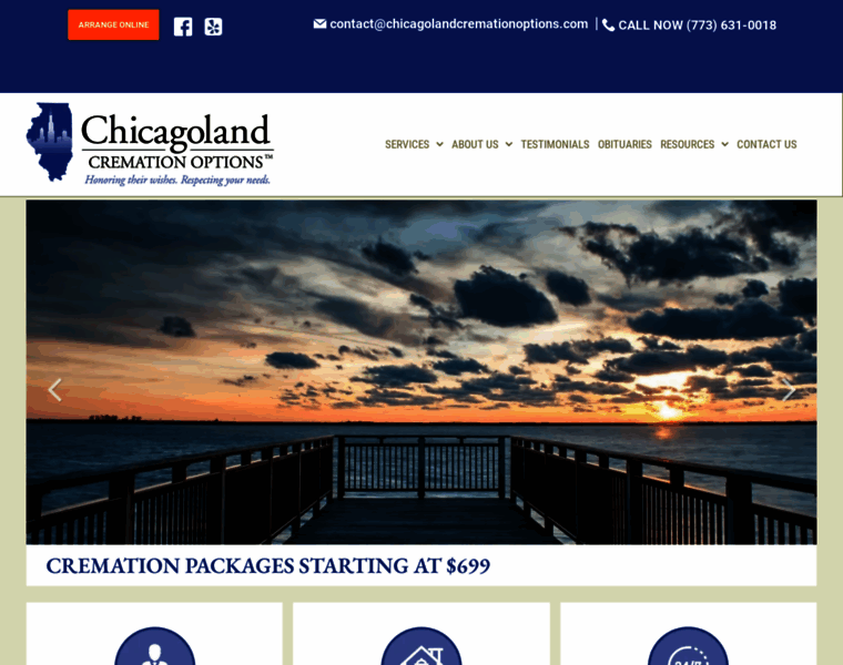 Chicagolandcremationoptions.com thumbnail