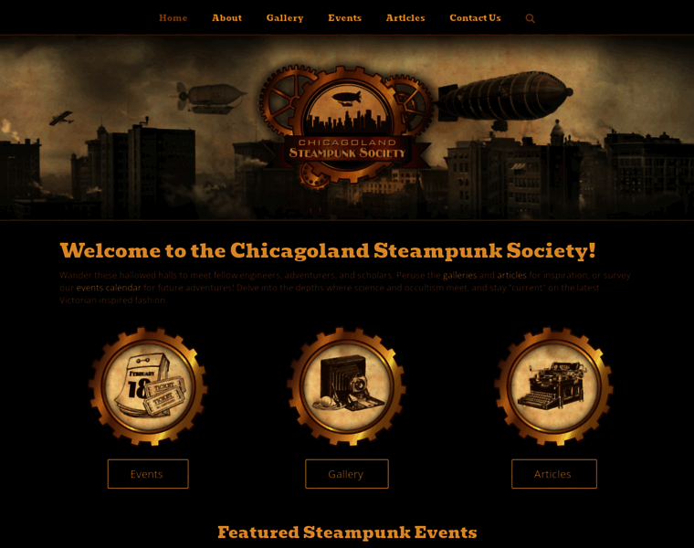 Chicagolandsteampunk.com thumbnail