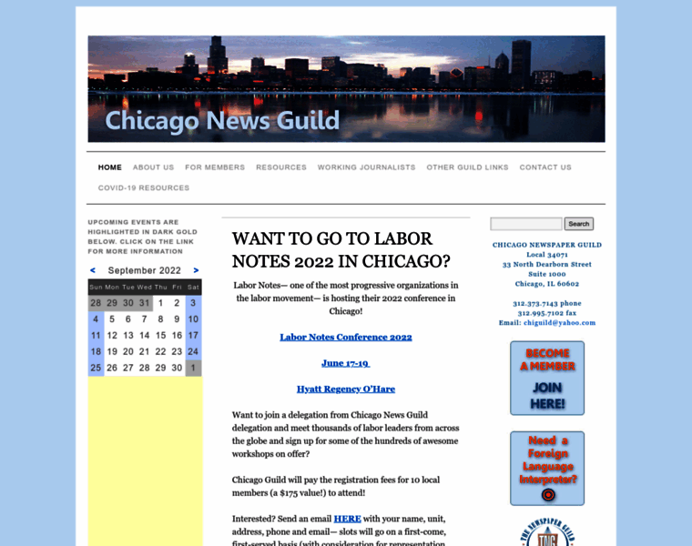 Chicagonewsguild.org thumbnail