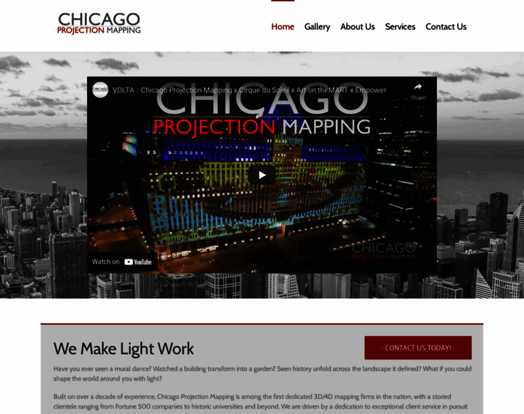 Chicagoprojectionmapping.com thumbnail