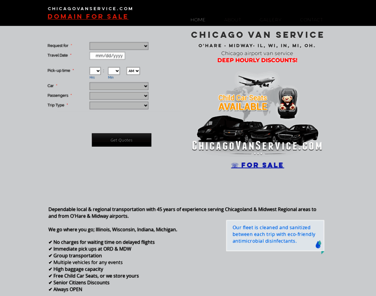 Chicagovanservice.com thumbnail