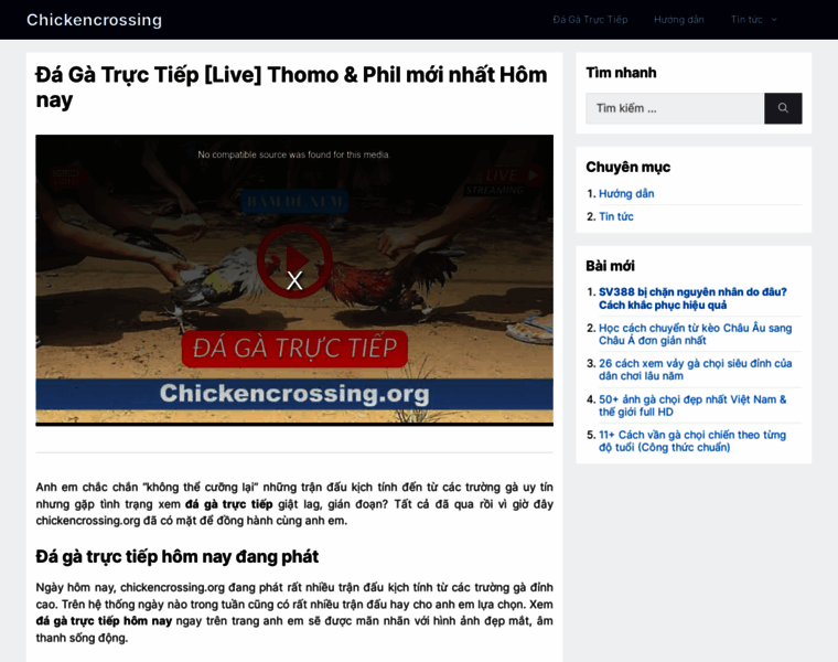 Chickencrossing.org thumbnail
