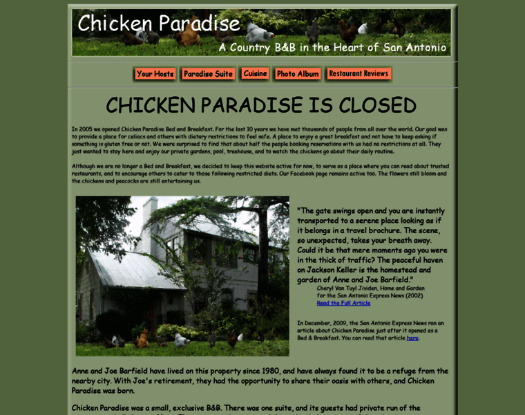 Chickenparadise.com thumbnail