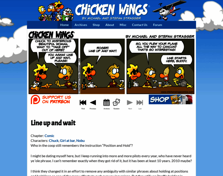 Chickenwingscomics.com thumbnail