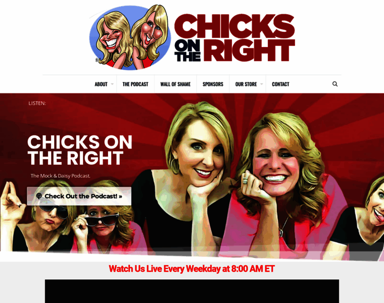 Chicksontheright.com thumbnail