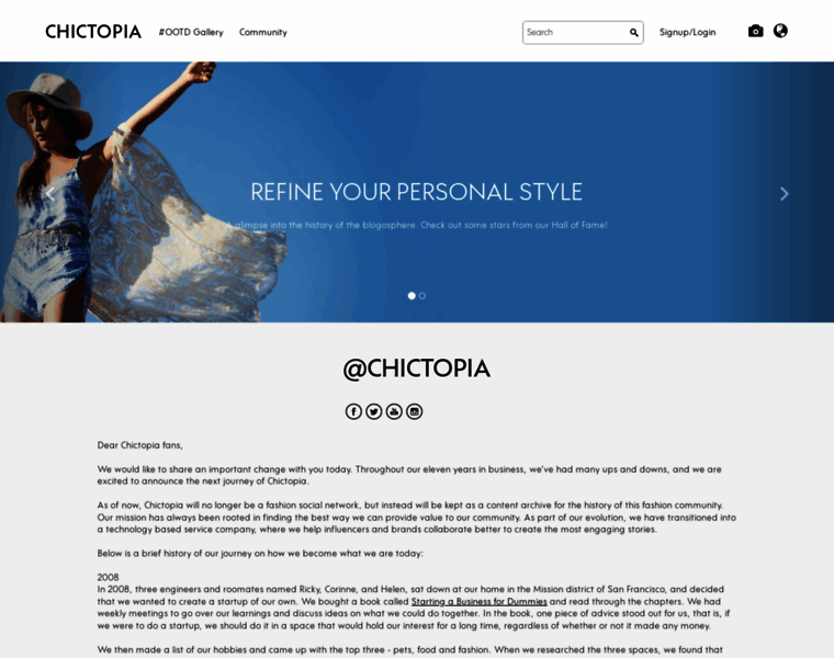 Chictopia.com thumbnail