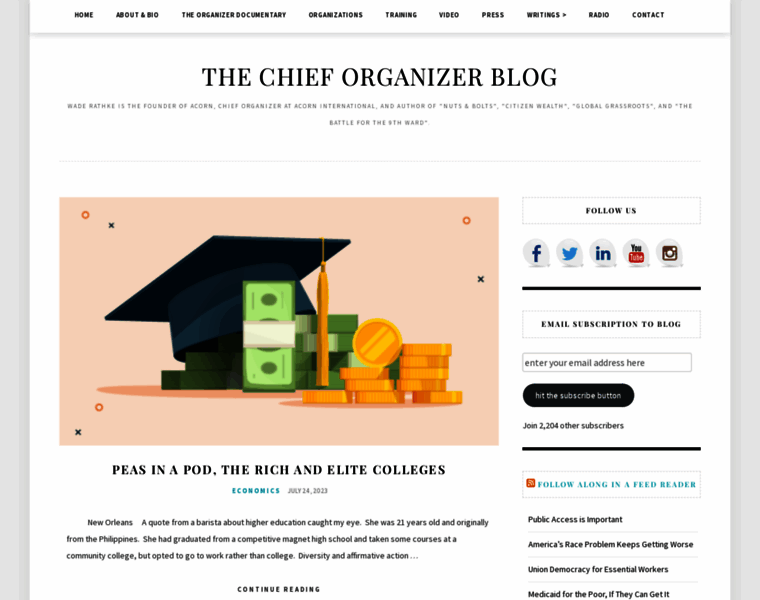 Chieforganizer.org thumbnail