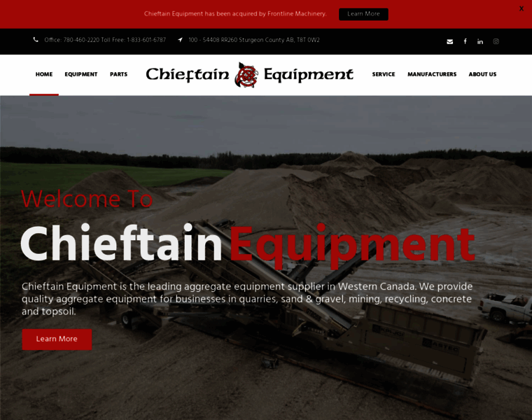 Chieftainequipment.com thumbnail