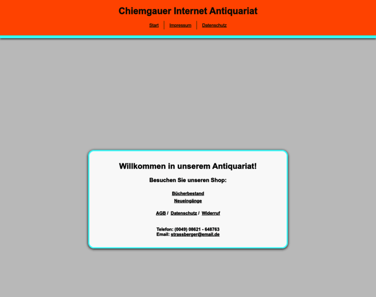 Chiemgauer-internet-antiquariat.de thumbnail