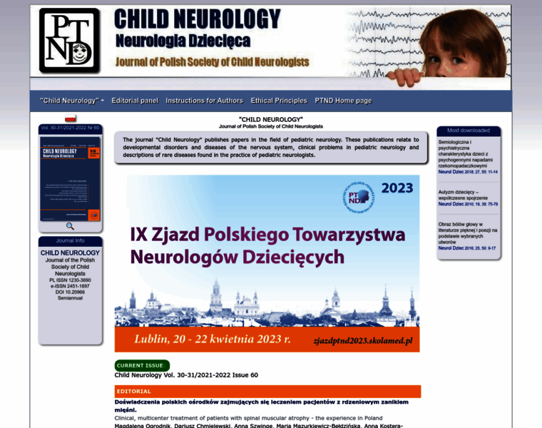 Child-neurology.eu thumbnail