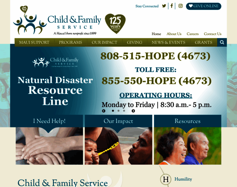 Childandfamilyservice.org thumbnail