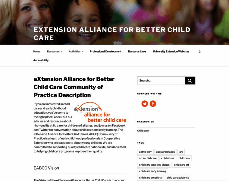 Childcare.extension.org thumbnail