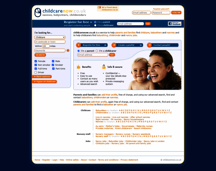 Childcarenow.co.uk thumbnail
