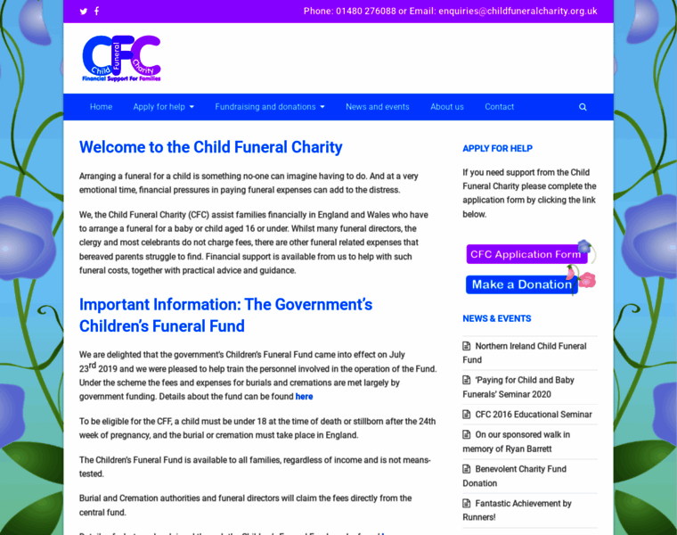 Childfuneralcharity.org.uk thumbnail