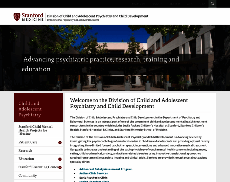Childpsychiatry.stanford.edu thumbnail