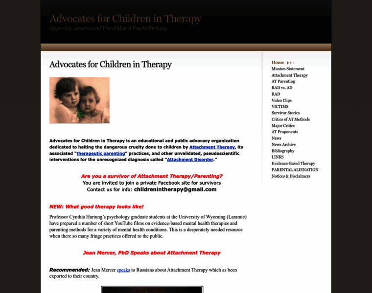 Childrenintherapy.org thumbnail