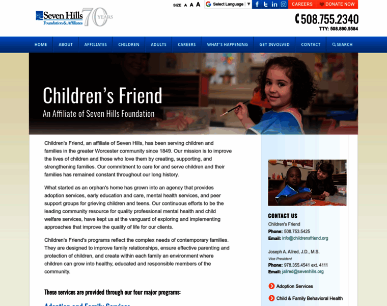 Childrensfriend.org thumbnail