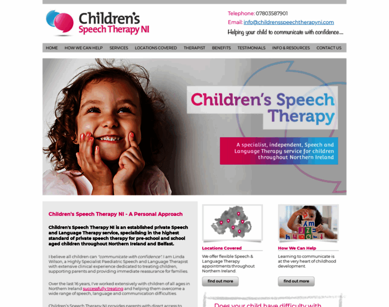 Childrensspeechtherapyni.com thumbnail