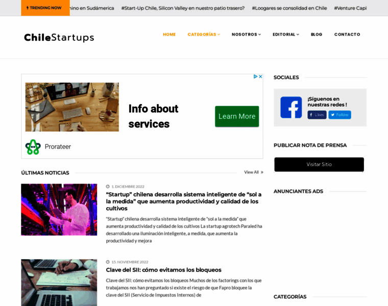 Chile-startups.com thumbnail