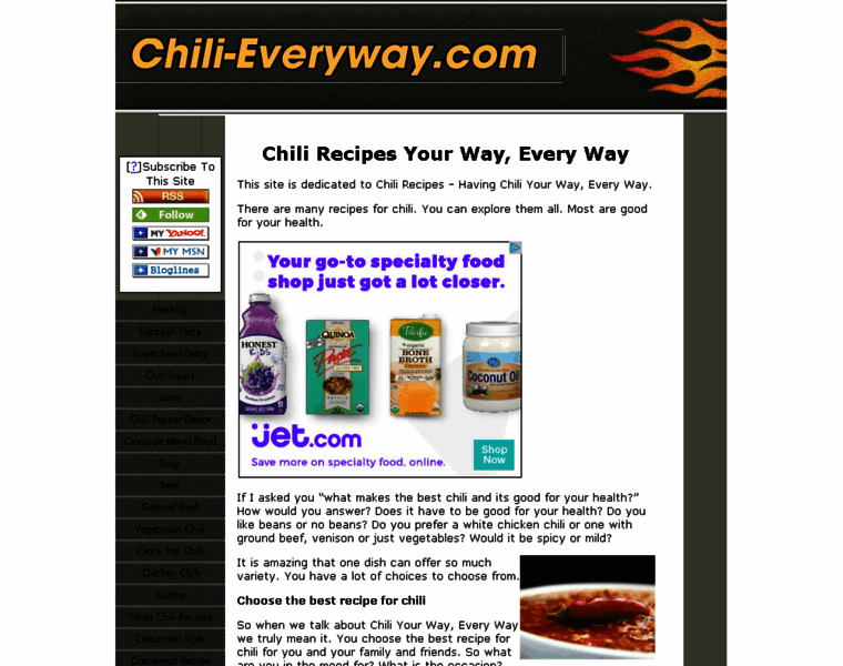 Chili-everyway.com thumbnail