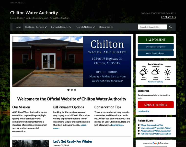 Chiltonwater.org thumbnail