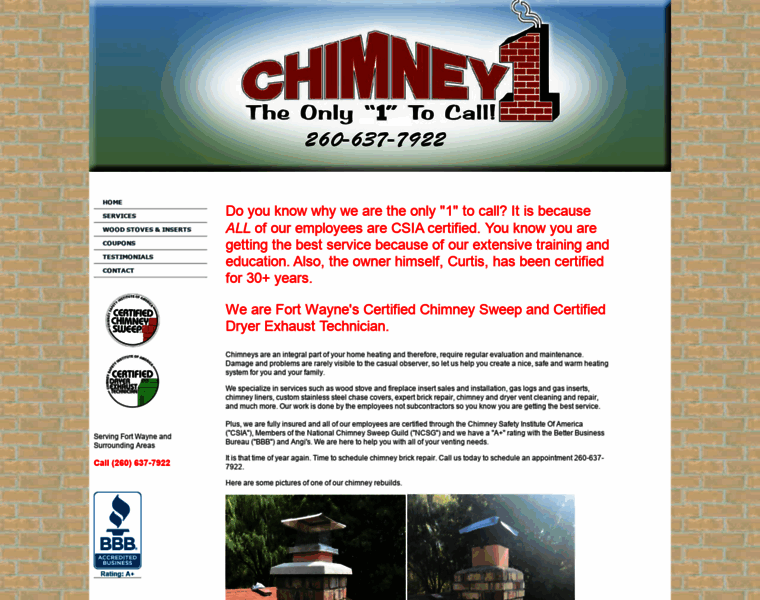 Chimney1.com thumbnail