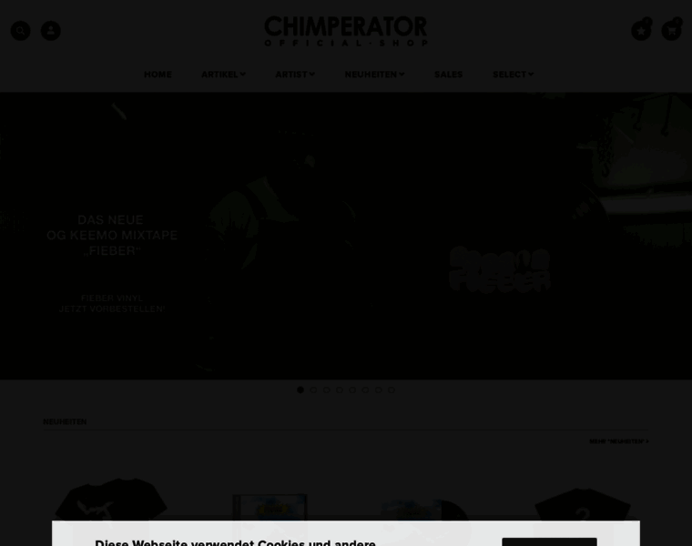 Chimperator-shop.com thumbnail