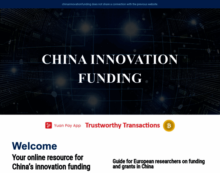 Chinainnovationfunding.eu thumbnail