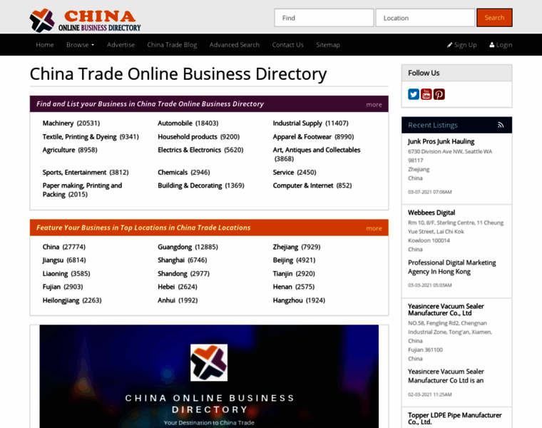 Chinaonlinebusiness.directory thumbnail