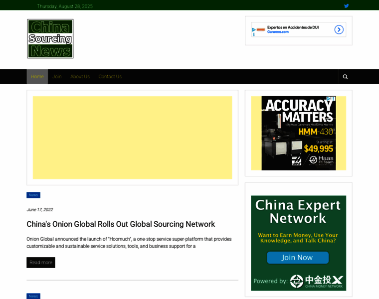 Chinasourcingnews.com thumbnail