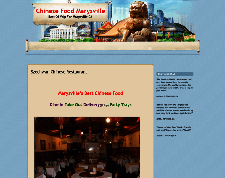 Chinesefoodmarysville.com thumbnail