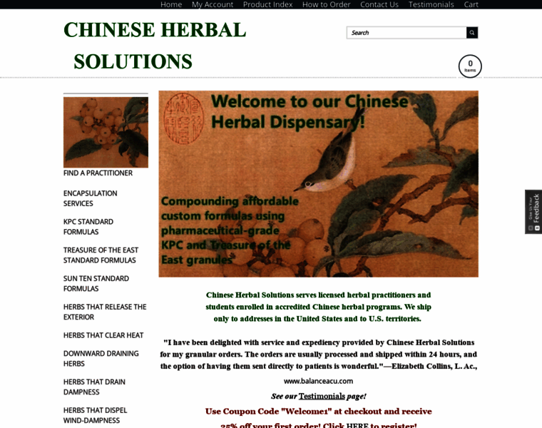 Chineseherbalsolutions.com thumbnail