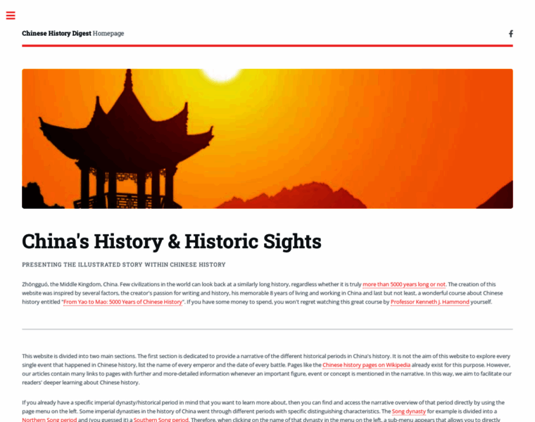 Chinesehistorydigest.com thumbnail
