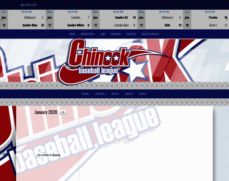 Chinookbaseballleague.com thumbnail